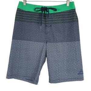 Prana‎ Board Shorts Multi Print Striped Unlined UPF 50+ NWT Men's Size 30